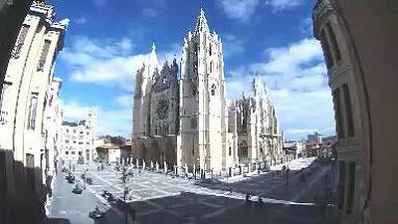 Una webcam de la Catedral de León en directo